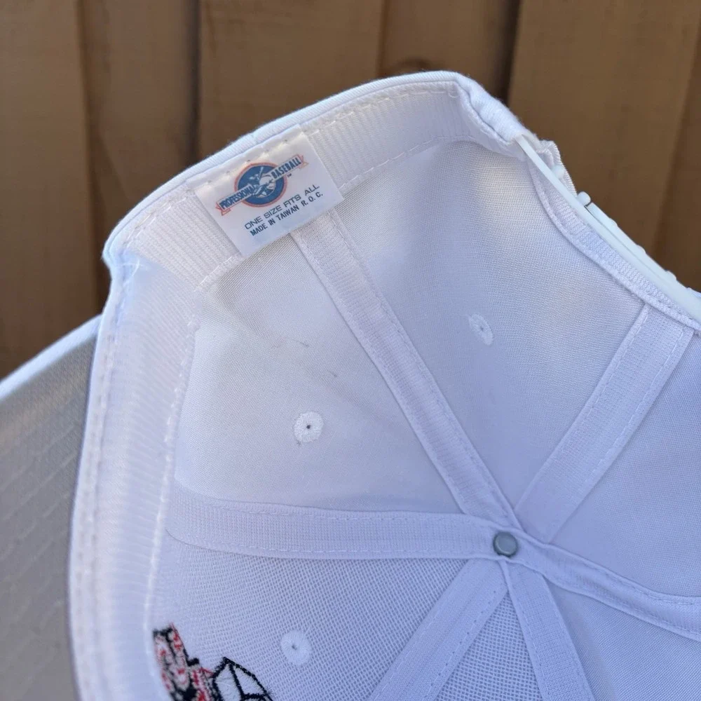 VTG Lansing Lugnuts SnapBack Trucker Hat White OSFA Minor League
